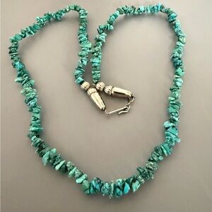 Southwestern Turquoise Necklace 28 Inches NWOT